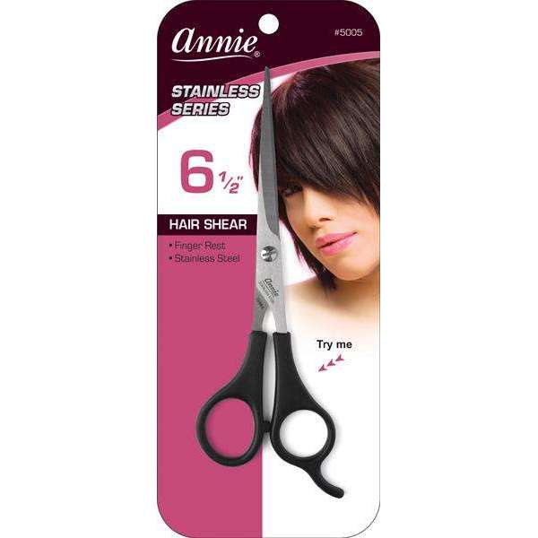 Annie Hair Shears 6.5" Black #5005