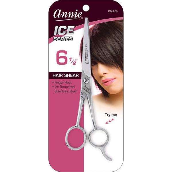 Annie Ice Tempered Stainless Steel Hair Shears 6.5" #5025