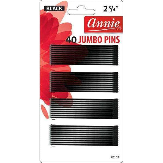 Annie 2-3/4" Jumbo Pins Black #3103