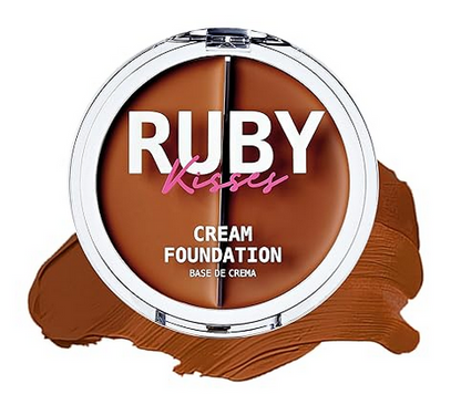 Ruby Kisses 3D Face Creator 2 Color Cream Foundation Concealer -RDF