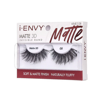 Kiss i-Envy Matte 3D Invisible Band Strip Lashes