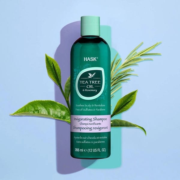 Hask Tea Tree Oil and Rosemary Invigorating Shampoo 12 OZ
