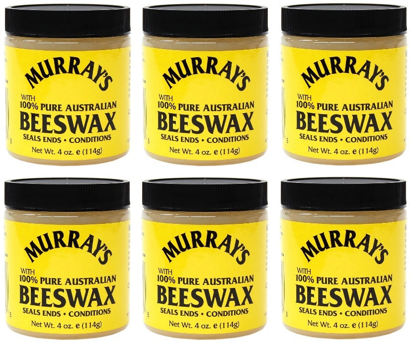 6 PACK MURRAY PURE BEESWAX (YELLOW) 4OZ