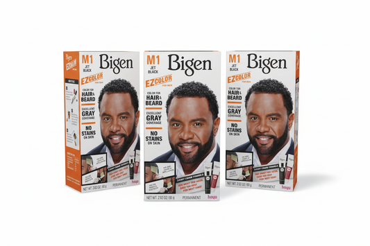 Bigen M1 Jet Black 3-Pack - Hero Fan Straight