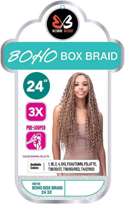 Bobbi Boss HB116 Boho Box Braid 24 3X