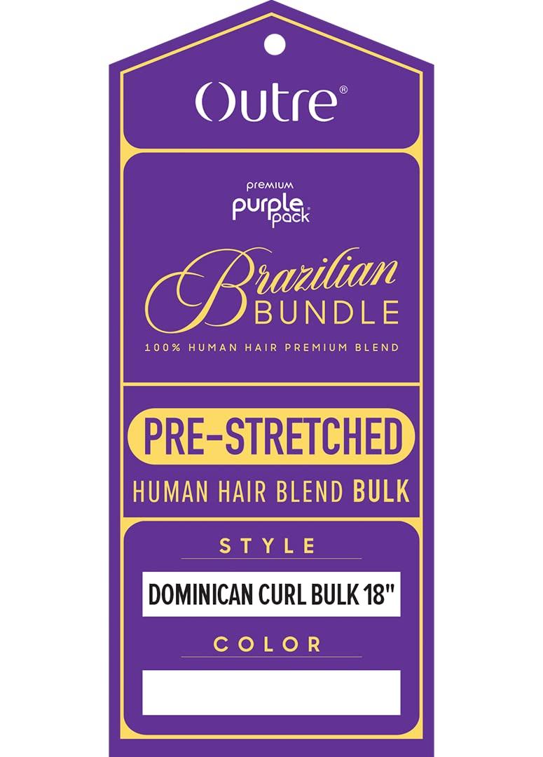 Purple Pack Brazilian Bundle Dominican Curl 18