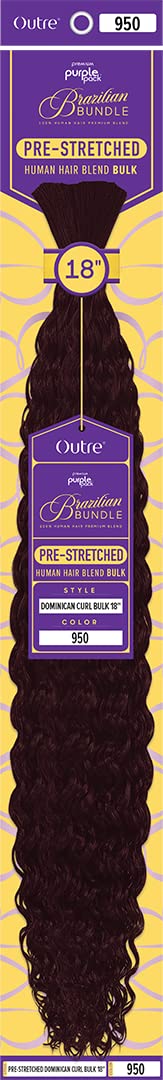Purple Pack Brazilian Bundle Dominican Curl 18