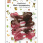 Beauty Town Heart Hair Barrettes - Blush/Plum