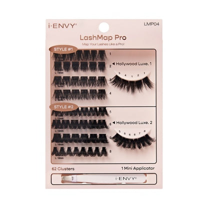 i-Envy LashMap Pro Lash Cluster Kit with Mini Tweezer