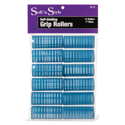 Soft 'n Style 1" Blue Velcro Roller #EZ-12