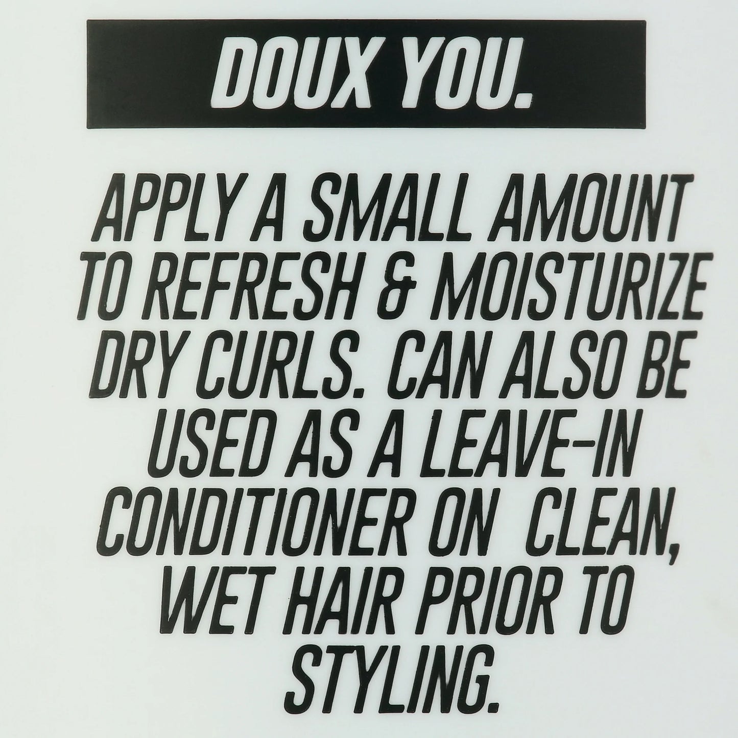 The Doux Fresh To Def Leave In Curl Refresher 8 oz
