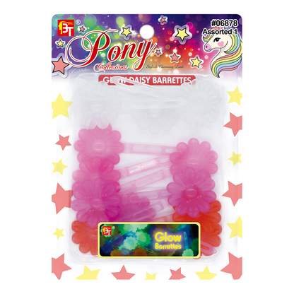 Beauty Town Glow Daisy Barrettes