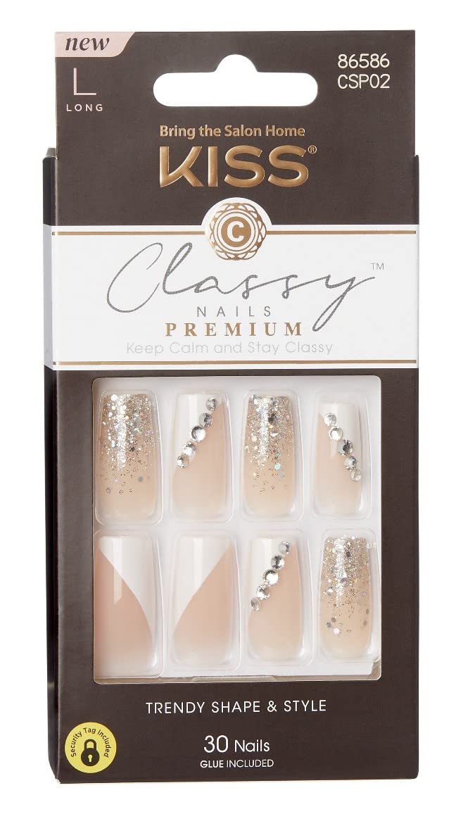 Kiss KS Classy Nails Premium-Gorgeous CSP02 Long