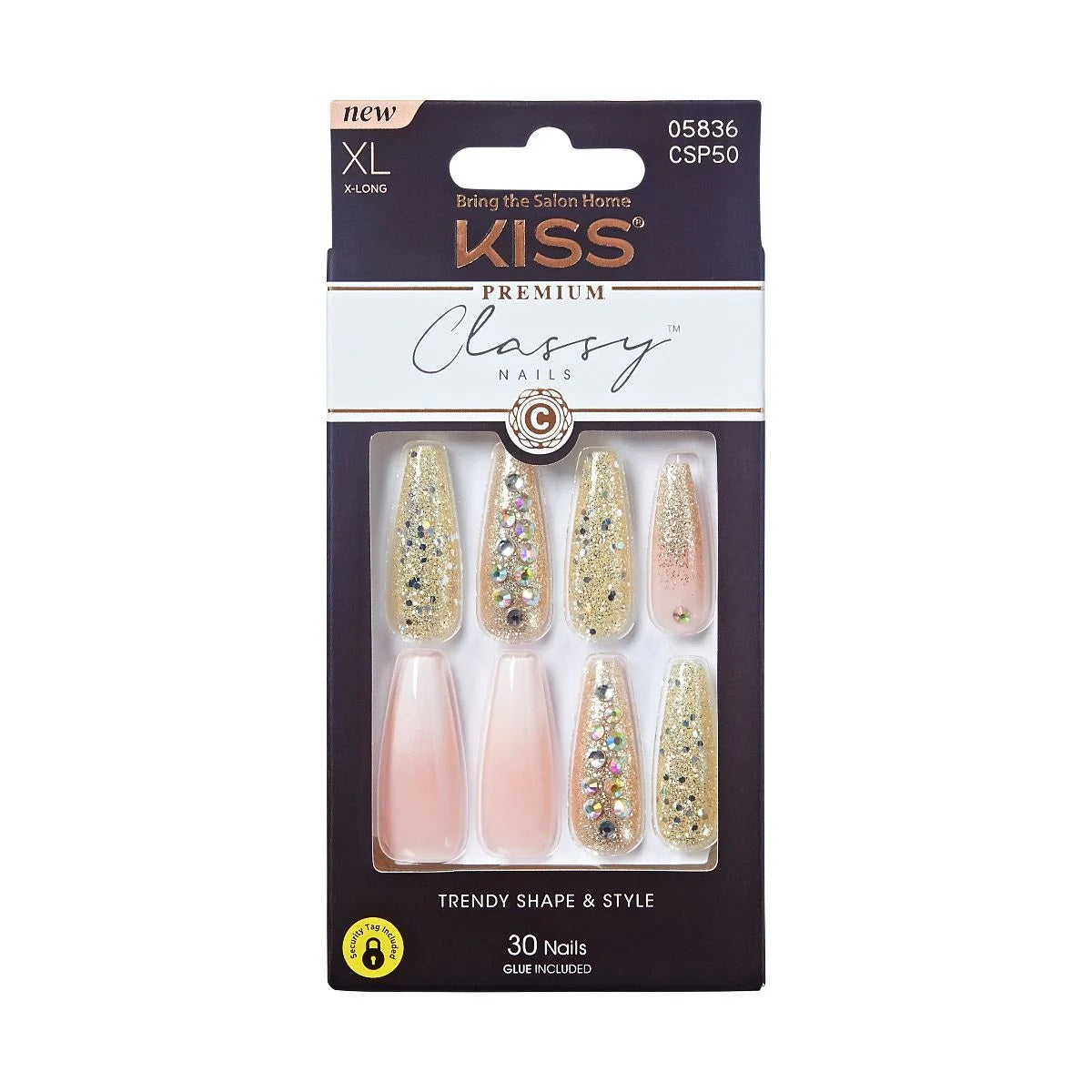 Kiss KS Classy Nails Premium- Wow CSP50 X-Long