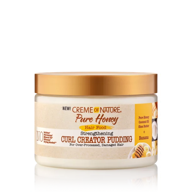 Creme Of Nature Pure Honey Hair Food Curl Pudding 11.5 oz