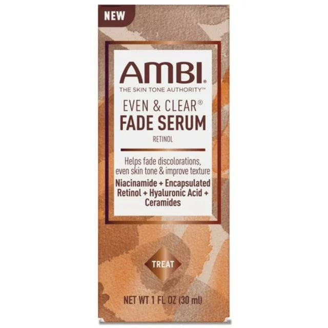 AMBI Even & Clear Facial Fade Serum Retinol 1 OZ