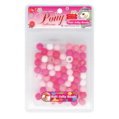 Beauty Town Extra Large Soft Jelly Round Beads