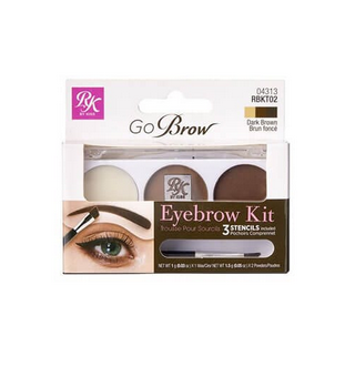 Ruby Kisses Go Brow Eyebrow Kit - RBKT