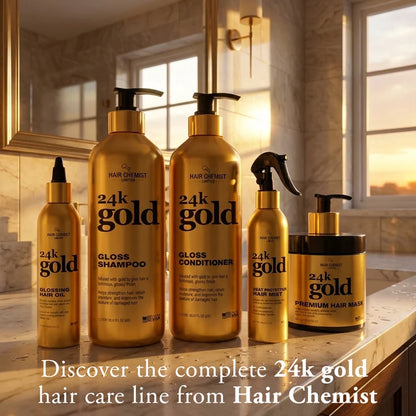 Hair Chemist 24K Gold Glossing Hair Serum 3 oz