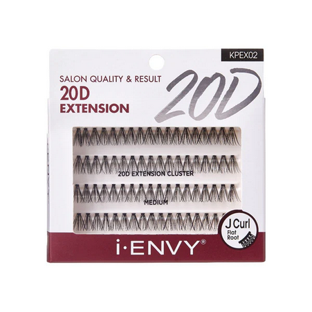 Kiss i-Envy 20D Lash Extension Clusters