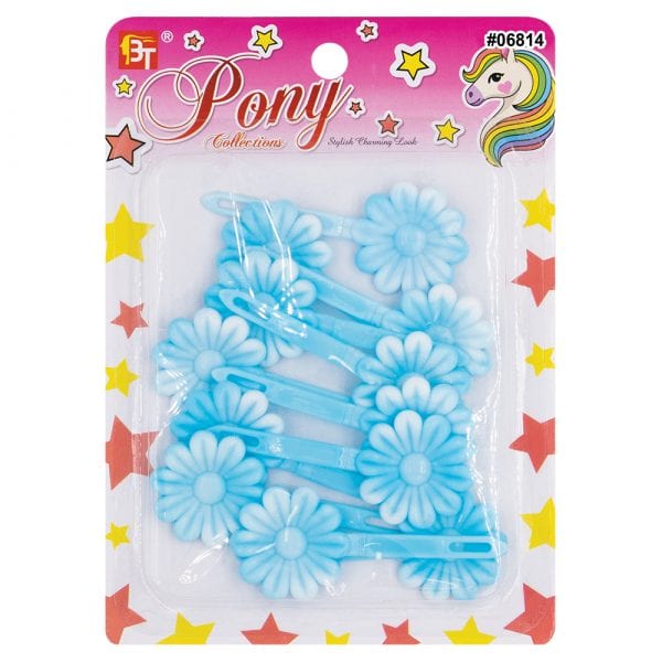 Beauty Town Two-Tone Daisy Barrettes