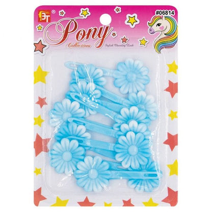 Beauty Town Two-Tone Daisy Barrettes