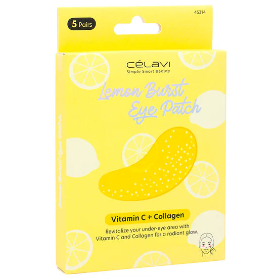 Celavi Lemon Burst Eye Patches Vitamin C + Collagen