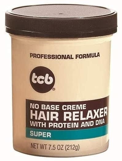 TCB No Base Creme Hair Relaxer Super 7.5oz