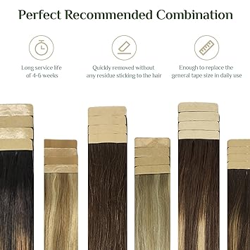 Eve Hair Hair Extension Replacement Tape Double Sided 4x0.8cm