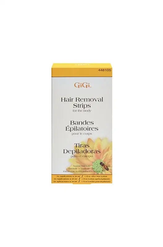 GiGi Body Hair Removal Strips Honee Formula 12 ct