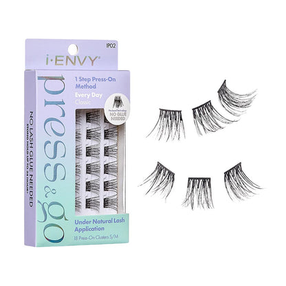 i-Envy Press & Go Press On Cluster Lashes 18 Pack