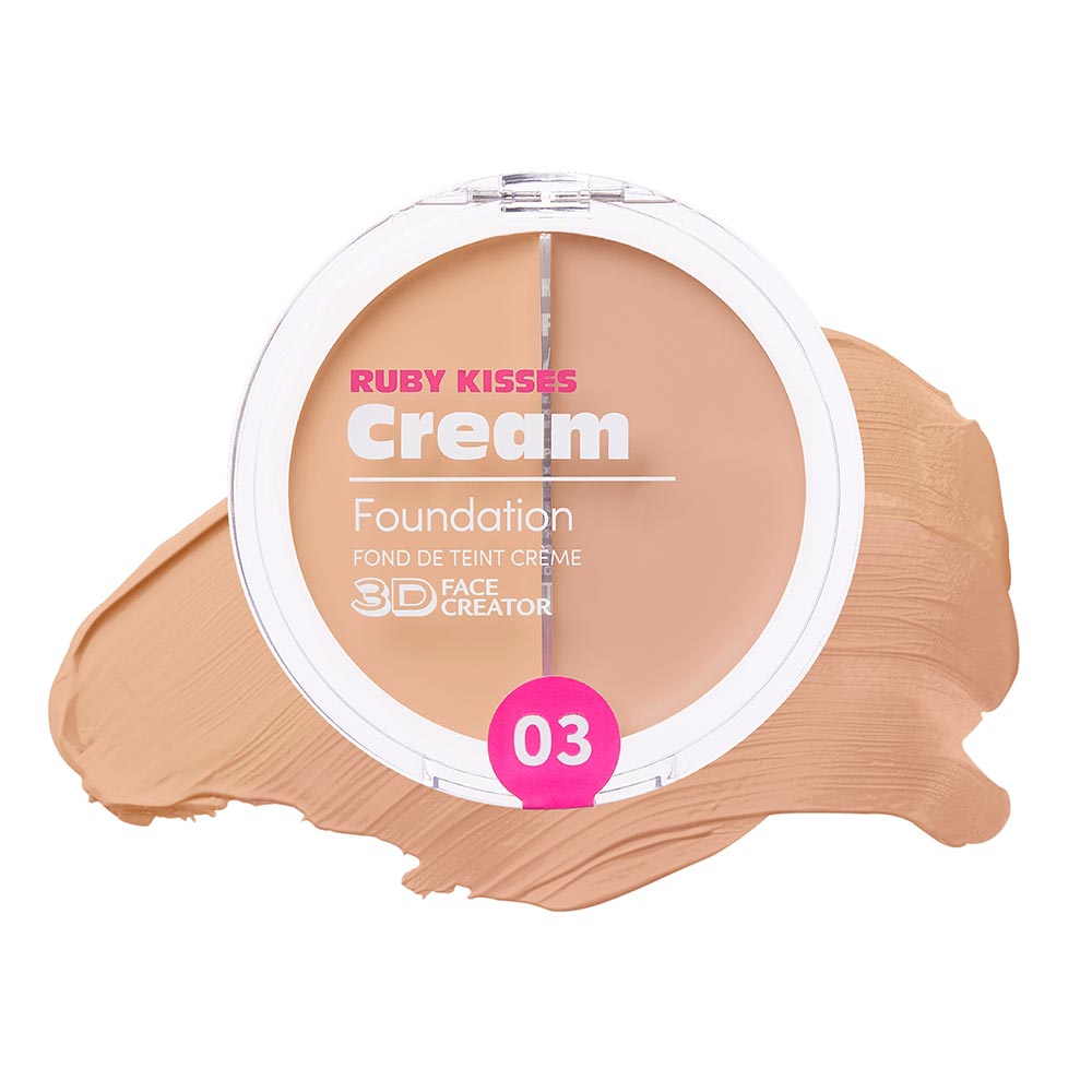Ruby Kisses 3D Face Creator Duo Foundation & Concealer RDF03 – Level 3