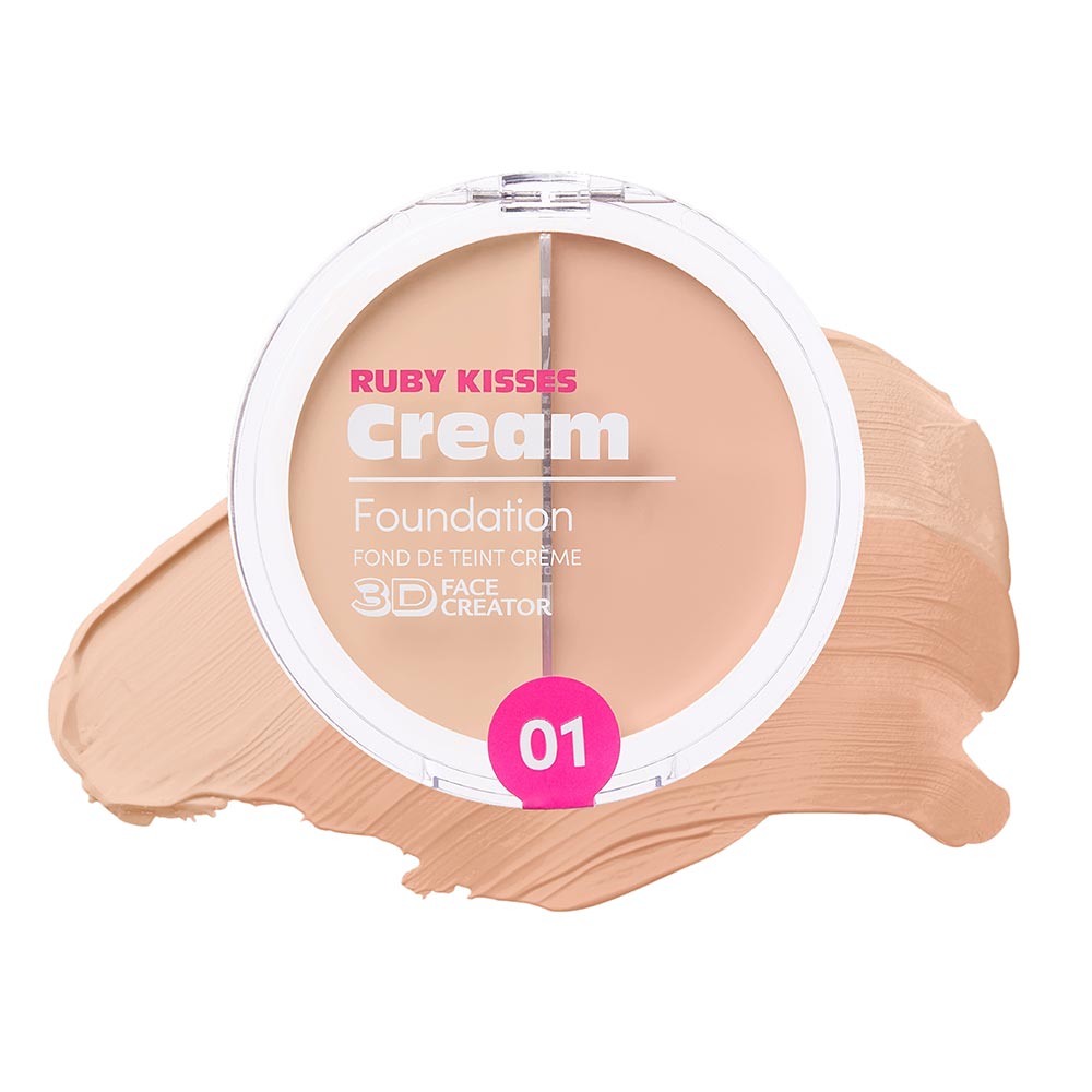 Ruby Kisses 3D Face Creator Duo Foundation & Concealer RDF01 – Level 1