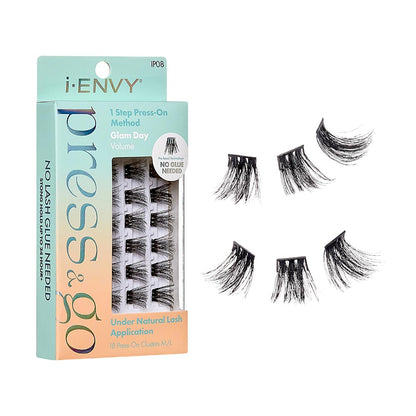 i-Envy Press & Go Press On Cluster Lashes 18 Pack