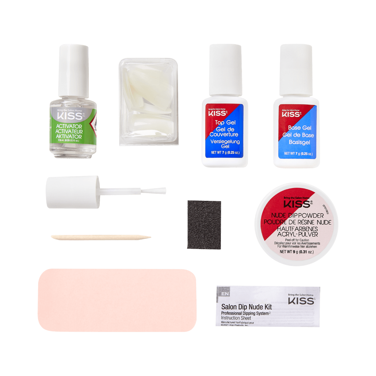 Kiss Salon Dip Nude Kit - KSDN01