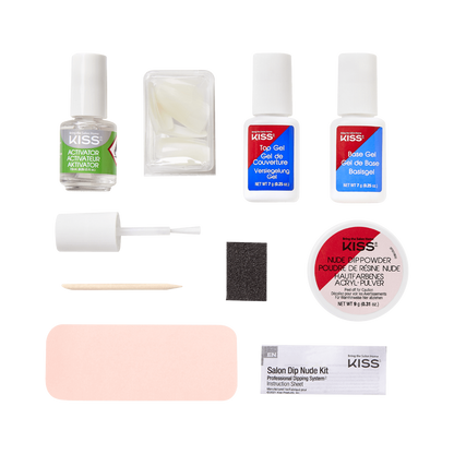 Kiss Salon Dip Nude Kit - KSDN01