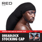 Titan Classic Dreadlock Stocking Cap Jumbo Red HDS04