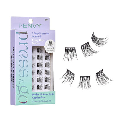 i-Envy Press & Go Press On Cluster Lashes 18 Pack