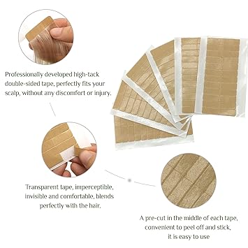 Eve Hair Hair Extension Replacement Tape Double Sided 4x0.8cm