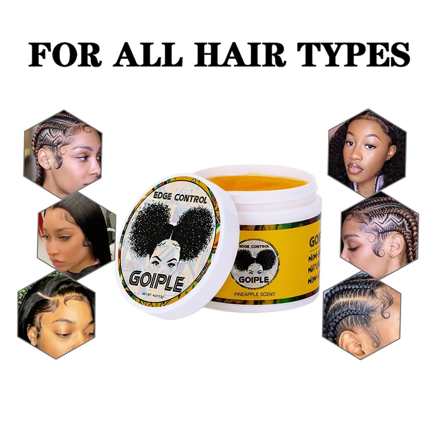 Goiple Edge Control Wax Pineapple 4 oz