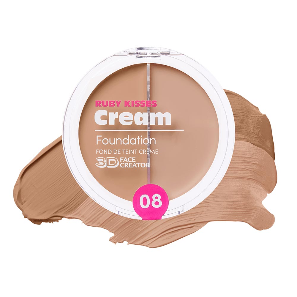 Ruby Kisses 3D Face Creator Duo Foundation & Concealer RDF08 – Level 8