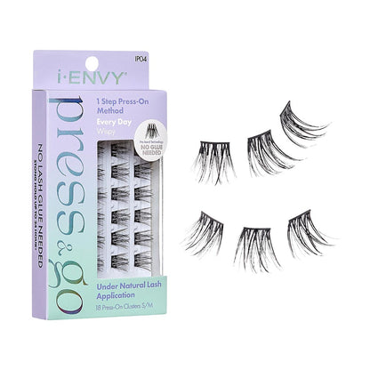 i-Envy Press & Go Press On Cluster Lashes 18 Pack