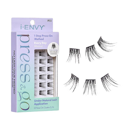 i-Envy Press & Go Press On Cluster Lashes 18 Pack