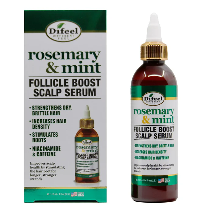 Difeel Follicle Boost Scalp Serum Rosemary Mint 4oz