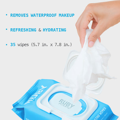 Ruby Kiss Micellar Makeup Wipes Witch Hazel Single RMR01