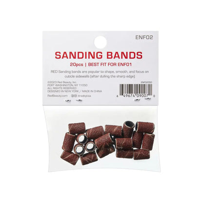 Red Electric Nail File Sanding Bands ENF02