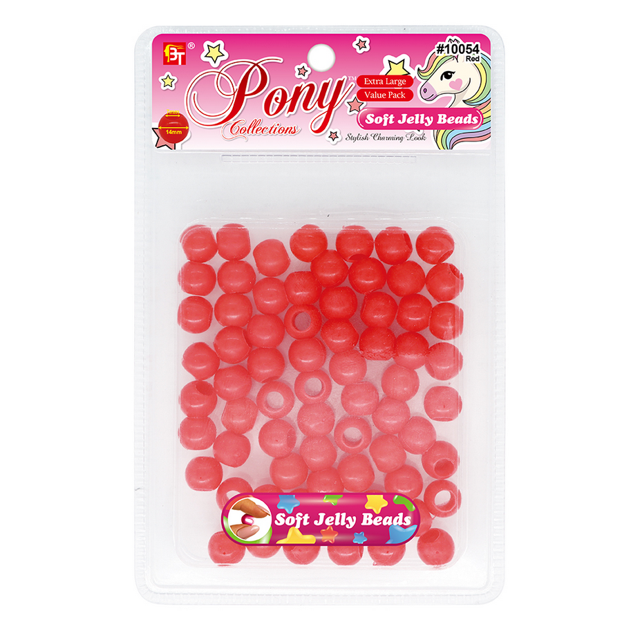 Beauty Town Extra Large Soft Jelly Round Beads