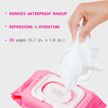Ruby Kiss Micellar Makeup Wipes Collagen Single RMR02
