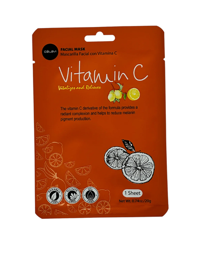 Celavi Beauty and Cosmetics Collagen Hydration Facial Face Sheets Masks, 0.74 oz 12 Count