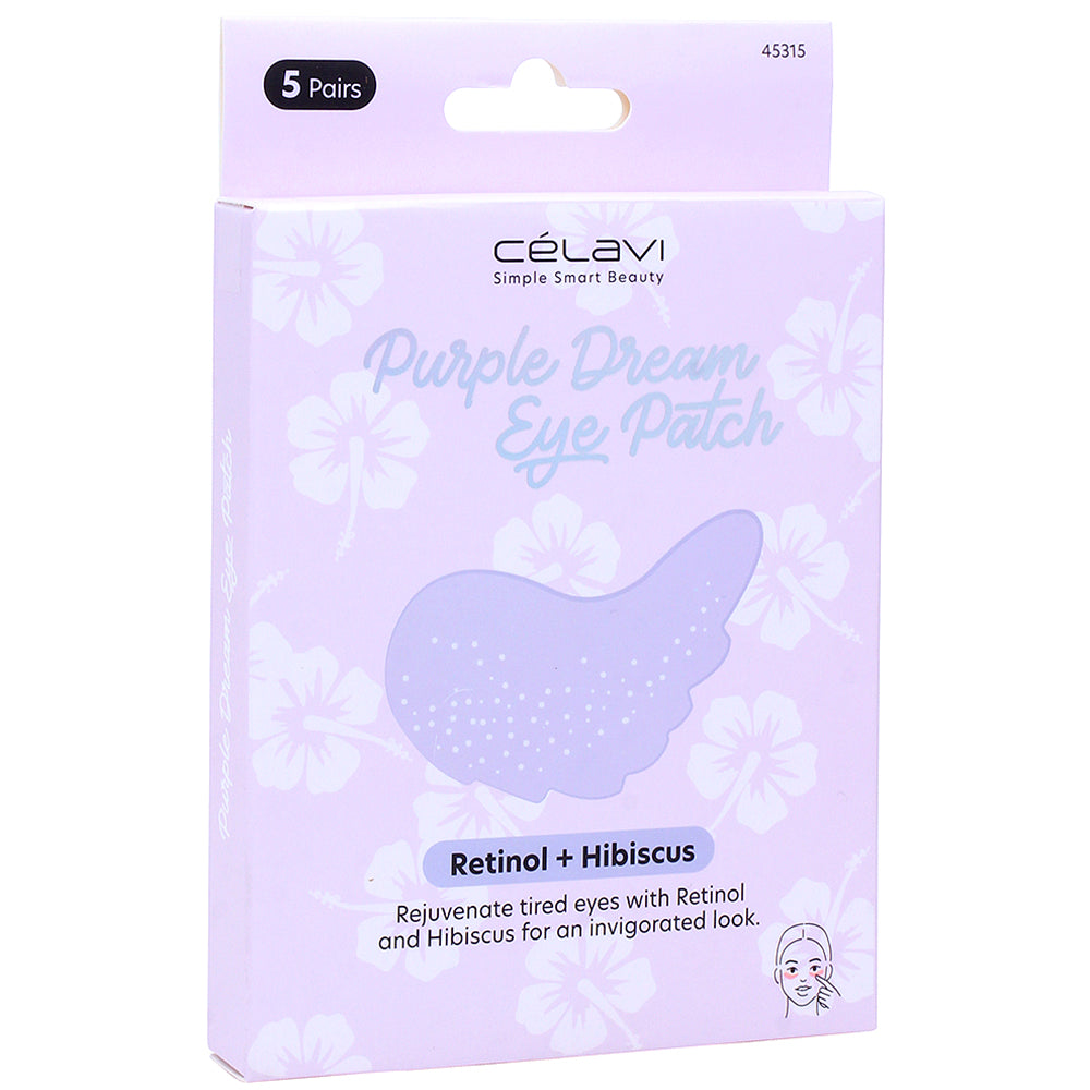 Celavi Purple Dream 5 Pairs Eye Patch Set Retinol Hibiscus 45315